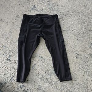 Athleta Womens Ultimate Stash 7/8 Tight Black Leggings